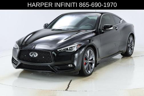 Midnight Black 2022 INFINITI Q60 3.0t Red Sport 400
