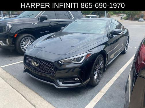 Midnight Black 2022 INFINITI Q60 3.0t Red Sport 400