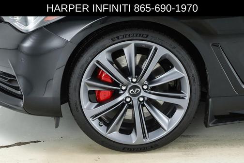 Midnight Black 2022 INFINITI Q60 3.0t Red Sport 400