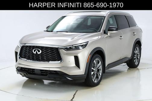 Warm Titanium 2023 INFINITI QX60 Luxe