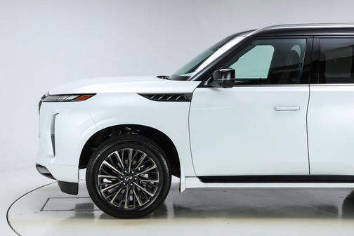 Radiant White/Black Obsidian 2026 INFINITI QX80 AUTOGRAPH AWD