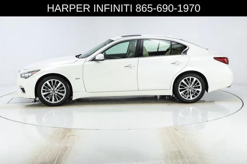 Majestic White 2018 INFINITI Q50 3.0t LUXE