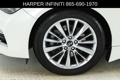 Majestic White 2018 INFINITI Q50 3.0t LUXE