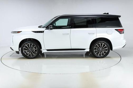 Radiant White/Black Obsidian 2026 INFINITI QX80 AUTOGRAPH AWD