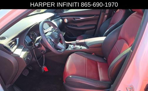 Radiant White 2023 INFINITI QX55 SENSORY