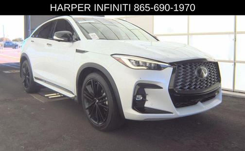 Radiant White 2023 INFINITI QX55 SENSORY