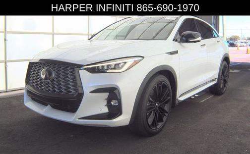 Radiant White 2023 INFINITI QX55 SENSORY