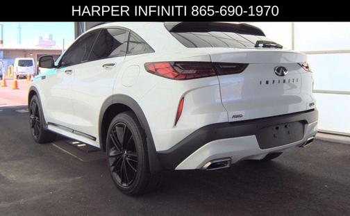 Radiant White 2023 INFINITI QX55 SENSORY
