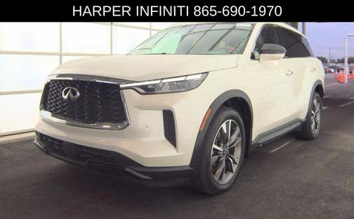 Majestic White 2023 INFINITI QX60 Luxe