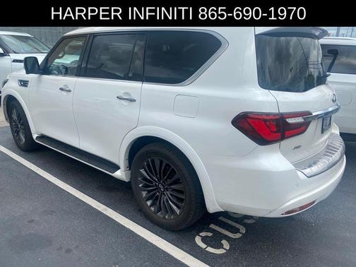 Moonstone White 2023 INFINITI QX80 SENSORY AWD