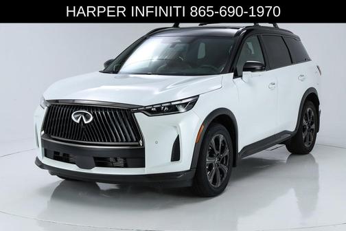 Radiant White/Black Obsidian 2026 INFINITI QX60 AUTOGRAPH AWD