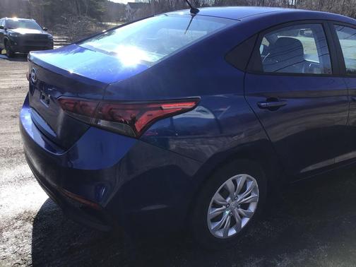 Blue 2020 Hyundai Accent SE