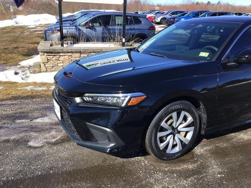 Black 2022 Honda Civic LX