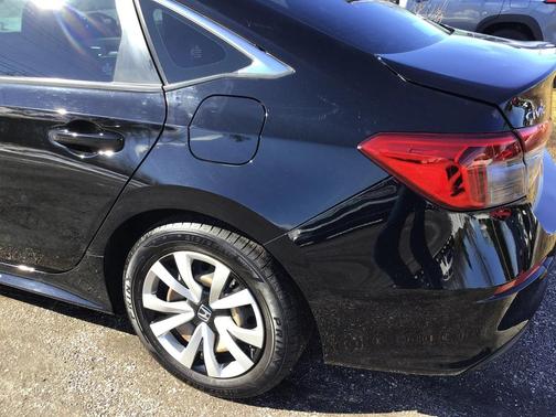 Black 2022 Honda Civic LX