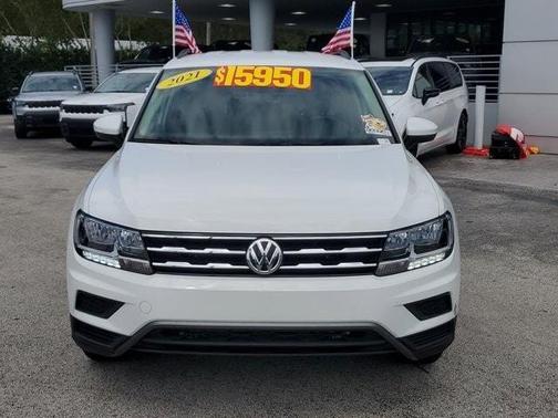 Pure White 2021 Volkswagen Tiguan 2.0T S