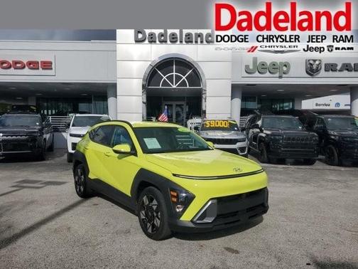 Yellow 2025 Hyundai KONA SEL