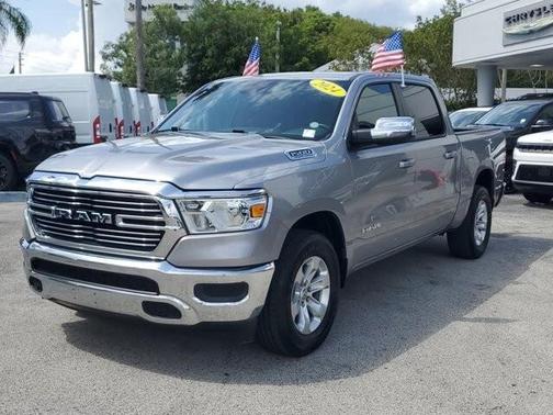 Billet Silver Metallic Clearcoat 2024 RAM 1500 Laramie