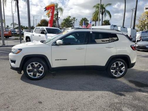 White Clearcoat 2019 Jeep Compass Limited
