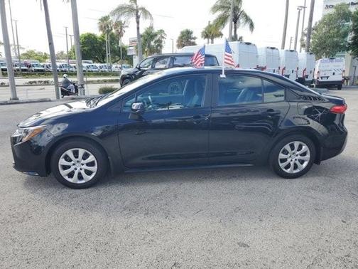 Midnight Black Metallic 2025 Toyota Corolla LE