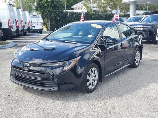 Midnight Black Metallic 2025 Toyota Corolla LE
