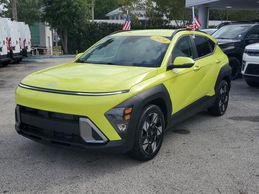 Yellow 2024 Hyundai KONA SEL