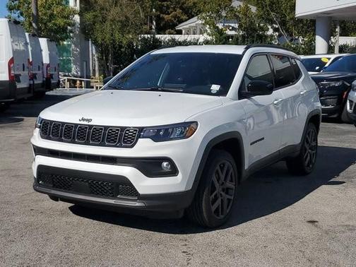 Bright White 2026 Jeep Compass Latitude