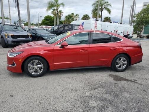 Calypso Red 2021 Hyundai SONATA SE
