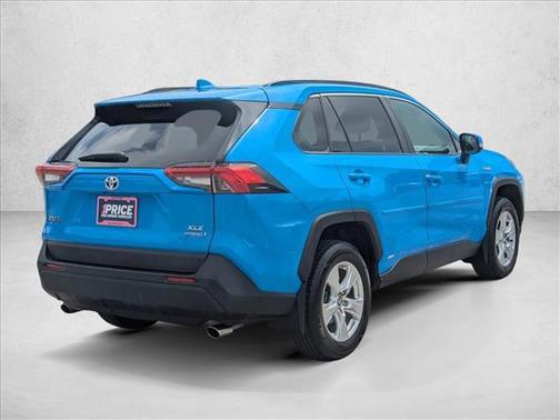 Blue Flame 2021 Toyota RAV4 Hybrid XLE