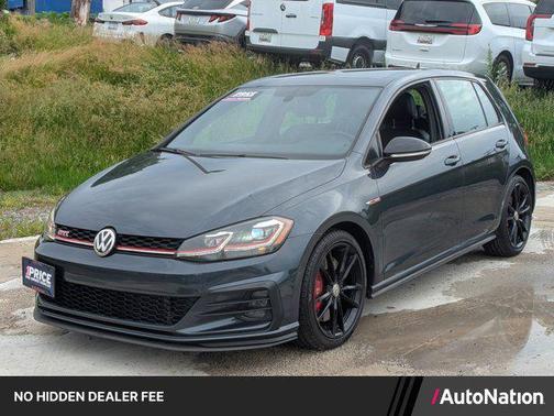 Dark Iron Blue Metal 2021 Volkswagen Golf GTI 2.0T SE DSG