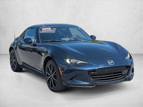 Deep Crystal Blue Mica 2025 Mazda MX-5 Miata RF Grand Touring
