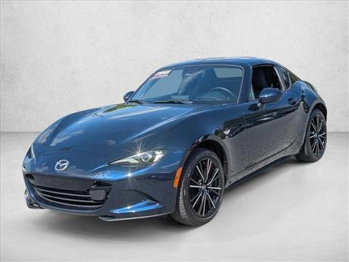 Deep Crystal Blue Mica 2025 Mazda MX-5 Miata RF Grand Touring