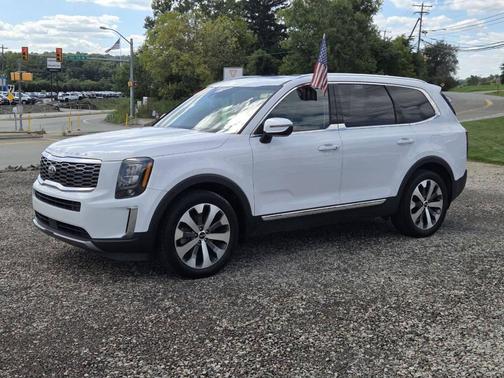 Glacial White Pearl 2021 Kia Telluride EX