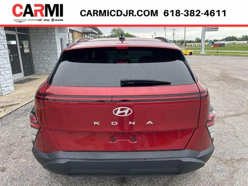 Red Metallic 2025 Hyundai KONA SEL