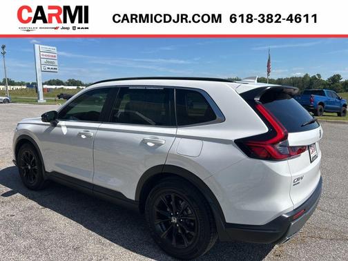 White 2025 Honda CR-V Hybrid Sport-L