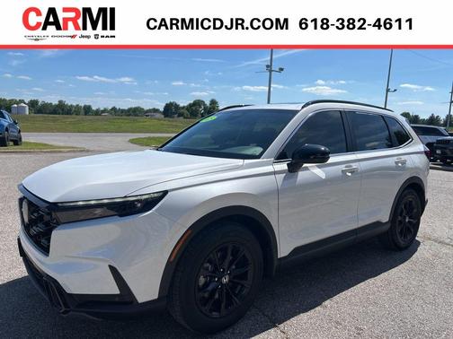 White 2025 Honda CR-V Hybrid Sport-L