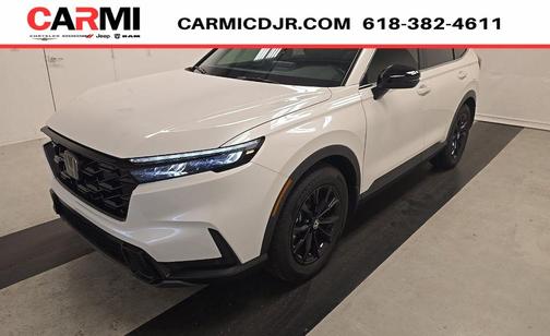 White 2025 Honda CR-V Hybrid Sport-L