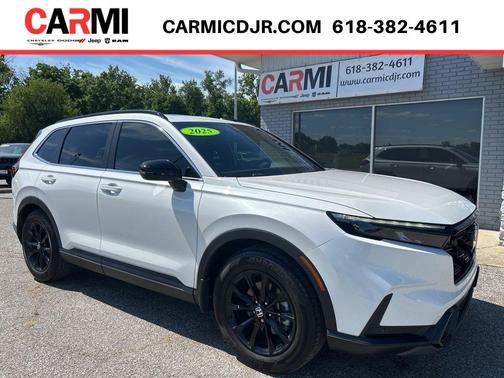 White 2025 Honda CR-V Hybrid Sport-L