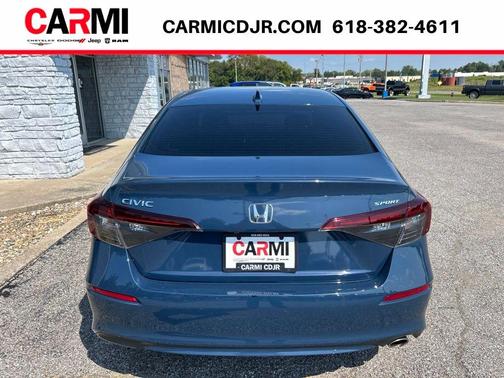 Blue 2025 Honda Civic Sport