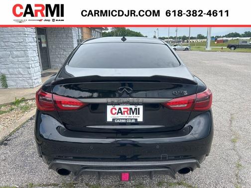 Midnight Black 2018 INFINITI Q50 3.0t LUXE