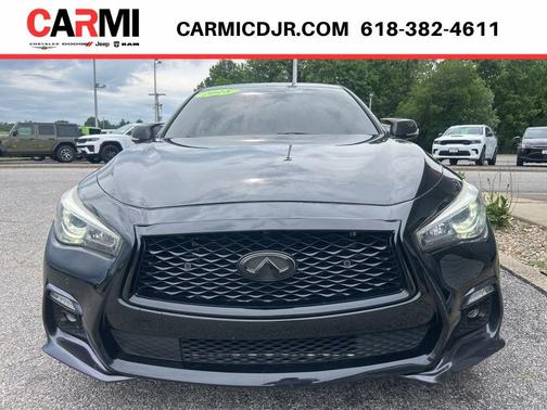 Midnight Black 2018 INFINITI Q50 3.0t LUXE