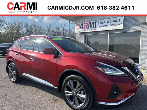 Red 2020 Nissan Murano Platinum