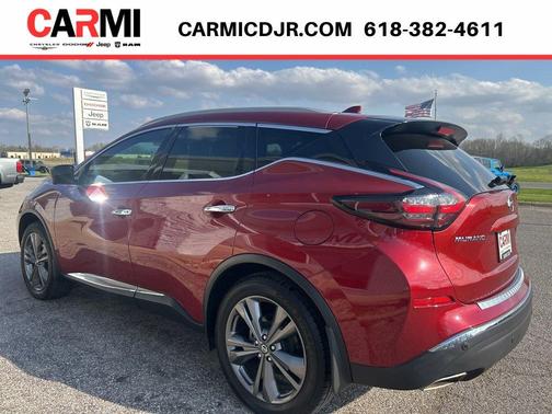 Red 2020 Nissan Murano Platinum