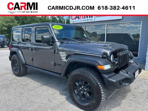 Granite Crystal Clearcoat Metallic 2021 Jeep Wrangler Unlimited Sport
