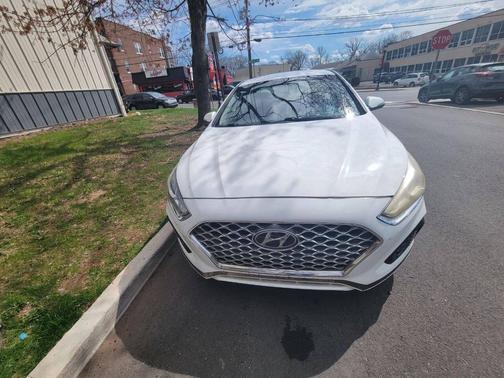 Quartz White Pearl 2019 Hyundai SONATA SEL