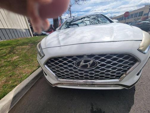 Quartz White Pearl 2019 Hyundai SONATA SEL