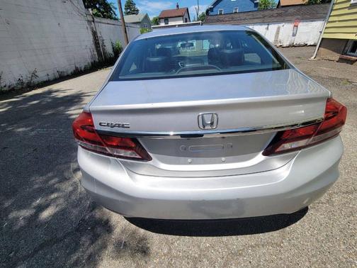 Alabaster Silver Metallic 2015 Honda Civic EX-L
