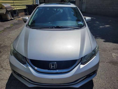 Alabaster Silver Metallic 2015 Honda Civic EX-L