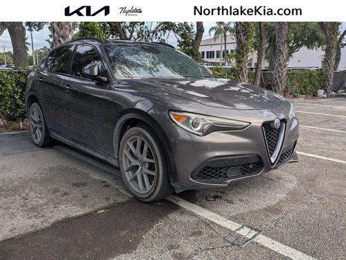 Vesuvio Gray Metallic 2018 Alfa Romeo Stelvio Ti Sport