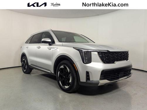Silky Silver 2025 Kia Sorento Hybrid EX