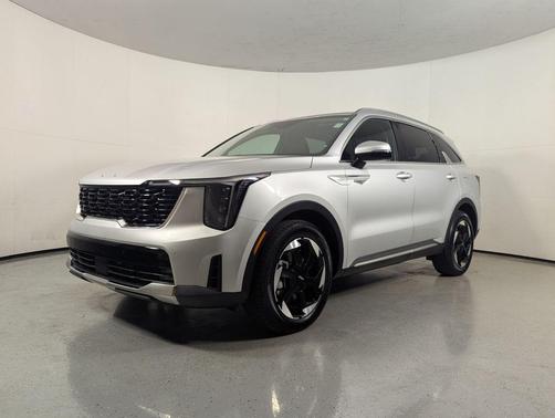 Silky Silver 2025 Kia Sorento Hybrid EX